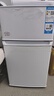 海爾（Haier）88升小冰箱冰箱雙開(kāi)門(mén)小戶(hù)型迷你家用租房宿舍辦公室節能省電BCD-88GHTMZ0WV家電國家補貼15% 曬單實(shí)拍圖