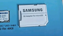 三星（SAMSUNG）256GB TF(MicroSD)存儲卡 EVO白卡 U3A2V30 手機平板游戲機內存卡 支持4K視頻 讀160MB/s寫(xiě)120MB/s 曬單實(shí)拍圖