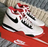 耐克男子輕便運動(dòng)鞋冬季緩震經(jīng)典時(shí)尚NIKE FLIGHT LEGACY BQ4212 100白/黑-大學(xué)紅 43 曬單實(shí)拍圖