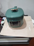 美的（Midea）電壓力鍋智能高壓鍋2.5L 家用多功能不粘內膽高壓快煮智能預約小高壓鍋 (1-3人食用) 復古綠｜MY-S340 2.5L 曬單實(shí)拍圖