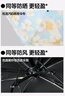 蕉下（beneunder）太陽(yáng)傘黑膠膠囊傘防紫外線(xiàn)小巧五折遮陽(yáng)傘女焦下防曬傘晴雨傘 繁堇【鏈條斜挎包】 曬單實(shí)拍圖