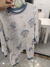 貝肽斯兒童春夏季純棉秋衣秋褲套裝嬰兒睡衣連體衣男女童家居服新款 恐龍精靈 【5A抗菌】 110 cm 曬單實(shí)拍圖