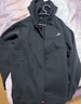 adidas休閑舒適寬松加絨連帽夾克外套男女秋冬阿迪達斯官方輕運動(dòng) 黑色   2XL 曬單實(shí)拍圖