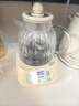 小南瓜養生壺 煮茶壺 恒溫水壺 保溫燒水分體式電熱水壺花茶壺恒溫壺全玻璃養生壺煮茶壺 1L大容量BG-08A 1L 米黃濾網(wǎng)款【全玻璃0膠水丨24小時(shí)智能預約】 曬單實(shí)拍圖