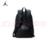 Jordan耐克AJ喬丹雙肩學(xué)生書(shū)包簡(jiǎn)約涂鴉大容量隔層雙肩包背包 曬單實(shí)拍圖