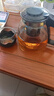 【京東物流】茶壺套裝整套茶具大容量玻璃茶杯帶濾網(wǎng)耐高溫泡茶具 1000ML一壺+四杯套裝 曬單實(shí)拍圖