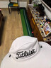 Titleist泰特利斯高爾夫球帽TOUR AUSSIE圓頂帽吸汗透氣大檐帽 白/黑10 曬單實(shí)拍圖