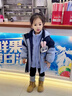 G.DUCKKIDS小黃鴨童裝嬰兒衣服春秋季新生兒連體衣連帽兔子警官沖鋒外出衣服 藍(lán)色 80cm (建議6-9個(gè)月，7-10KG) 曬單實(shí)拍圖