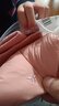 羅蒙兒童羽絨褲內膽男女童秋冬保暖褲子內穿校園服飾神器棉褲 粉色150 曬單實(shí)拍圖