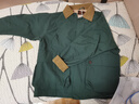 馬登工裝 美式復古獵裝夾克男秋季撞色翻領(lǐng)寬松輕量皺感休閑外套 深綠色 （寬松偏大） M 曬單實(shí)拍圖
