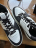 愛(ài)步（ECCO）男鞋休閑鞋 潮流厚底板鞋男熊貓鞋 街頭ACE856824 黑色/灰白色85682450020 39 曬單實(shí)拍圖
