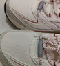 斯凱奇（Skechers）秋季女厚底回彈耐磨緩震跑步鞋800029 白色/紅色/WRD 37 曬單實(shí)拍圖