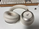 聲闊（SoundCore）Space One Pro頭戴式藍牙耳機主動(dòng)降噪雙金標認證可折疊適用蘋(píng)果華為小米手機電腦白 曬單實(shí)拍圖