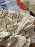 安之伴【巨柔軟】睡衣女春秋天然棉簡約刺繡寬松長袖家居服 奶杏黃 XL 曬單實拍圖