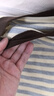 飛鳥(niǎo)和新酒寬松條紋圓領(lǐng)長(cháng)袖T恤女2025秋季新款顯瘦休閑上衣 條紋淡黃HNF01 M 曬單實(shí)拍圖