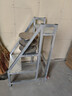 工業(yè)梯子移動(dòng)貨梯倉庫超市攀爬臺階踏板步梯臺階貨梯腳踏臺階梯 三層46寬100高【厘米】+帶輪 螺 曬單實(shí)拍圖