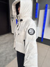 Teenie Weenie小熊女裝羽絨服2025年冬季新款休閑舒適寬松連帽外套 象牙白 M 曬單實(shí)拍圖