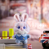 迪士尼（Disney）瘋狂動(dòng)物城朱迪萌糖掛件毛絨玩具公仔鑰匙扣送閨蜜朋友生日禮物女 曬單實(shí)拍圖