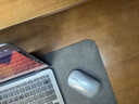 WCZ德國皮革鼠標墊大號超大號電腦桌墊辦公桌面防水滑鼠墊鍵盤(pán)電競 FRB石墨灰正面瘋馬紋/反面絨底 30*60cm 曬單實(shí)拍圖