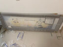 慕卡索床圍欄嬰兒童防摔床護欄寶寶防掉安全擋板床上防窒息圍板單邊升降 萌樂(lè )園 1.8米/單面裝 曬單實(shí)拍圖