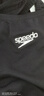 速比濤（Speedo）兒童泳衣Eco環(huán)保系列經(jīng)典純色防曬抗氯連體泳衣女童  黑色 15-16 曬單實(shí)拍圖