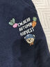 Teenie Weenie Kids小熊童裝25新款秋季男女寶寶彈力休閑刺繡仿牛仔褲 藏青色 100 cm 曬單實(shí)拍圖
