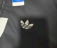 adidas情侶款復古寬松運動(dòng)立領(lǐng)夾棉外套男女秋冬阿迪達斯三葉草 黑色 XL 曬單實(shí)拍圖