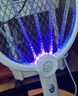 超威電蚊拍基孔肯雅熱家用充電式滅蚊拍紫光誘蚊滅蚊燈帶底座燈拍兩用 曬單實(shí)拍圖