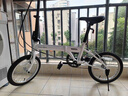 大行（DAHON）折疊自行車(chē)16英寸YUKI超輕迷你便攜男女式通勤單車(chē)KT610 白色  曬單實(shí)拍圖
