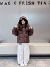 波司登25新款羽絨服女童短款90絨5A抗菌絨連帽泡芙保暖外套T250243102Q 【店長(cháng)推薦】布朗咖7A11 130 /64 約 115-130cm 26kg 曬單實(shí)拍圖