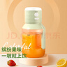 澳得邁便攜式果汁杯PJ-108 家用充電原汁機 1000ml大容量 10葉刀榨汁機 榨汁桶 大肚杯 綠色 曬單實(shí)拍圖