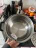 愛(ài)仕達（ASD）蒸鍋雙層不銹鋼蒸鍋 家用燉蒸煮一體湯鍋26CM大容量蒸籠QVL1526WG 曬單實(shí)拍圖