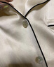 Solo seta重磅22姆米真絲睡衣桑蠶絲女奢華家居服套裝兩件套情侶 尊貴白A版（22姆米） M 曬單實(shí)拍圖