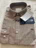 老人頭（LRT）純棉磨毛加厚長(cháng)袖襯衫男春秋季中青年格子商務(wù)休閑工裝打底衫襯衣 IF-25114卡其 M 推薦90-125斤 曬單實(shí)拍圖