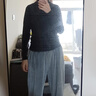 蕉內（Bananain）【明星同款】熱皮501+女士保暖內衣氨基酸內搭可外穿打底衣秋冬 【張予曦同款|小高領(lǐng)】黑色 M 曬單實(shí)拍圖