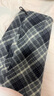 森馬（Semir）半身裙女格紋A字裙復古文藝冬俏皮短裙小個(gè)子學(xué)院風(fēng)101724120008 曬單實(shí)拍圖