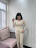 莫代爾德絨保暖內衣女加絨套裝超薄無(wú)痕發(fā)熱內搭秋衣秋褲秋冬防寒打底衫 曬單實(shí)拍圖