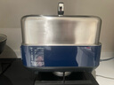 摩飛電器（Morphyrichards）多功能電蒸鍋燉蒸煮一體多功能速蒸鍋全不銹鋼可視家用雙層大容量速蒸鍋預約保溫MR1178 14L 【噴氣式 130°高溫速蒸】輕奢藍 曬單實(shí)拍圖
