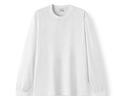 森馬（Semir）王安宇同款|長(cháng)袖T恤男純棉打底衫純色情侶冬上衣寬松109725101201 曬單實(shí)拍圖