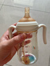 NEVS彩虹學(xué)飲杯直飲吸管杯6月以上1-3歲奶瓶兒童ppsu喝水杯子-白色 曬單實(shí)拍圖