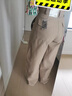優(yōu)衣庫女裝針織廓形長(cháng)褲/彎刀鐮刀褲子25秋冬新款483722 483722/32深米色 XL 曬單實(shí)拍圖