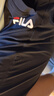 FILA【涼感】斐樂(lè )兒童童裝短褲2025年秋季新款男大童透氣五分褲 RD寶藍-NV 170 曬單實(shí)拍圖