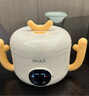 SKULD時(shí)蔻兒童餐具智能K5輔食碗保溫碗免注水恒溫碗316L不銹鋼寶寶碗 曬單實(shí)拍圖