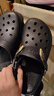CROCS卡駱馳洞洞鞋貝雅男鞋女鞋輕便耐磨一腳蹬拖鞋休閑鞋|10126 黑色-001 44 (280mm) 曬單實(shí)拍圖