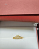 周生生 足金愛(ài)情密語(yǔ)皇冠黃金戒指開(kāi)口戒金飾品90227R計價(jià) 3.18克(含工費100元) 曬單實(shí)拍圖