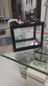 桌面魚(yú)缸小型家用積木缸生態(tài)缸水族箱斗魚(yú)缸帶小夜燈氛圍燈擺件 黑色魚(yú)缸一個(gè)燈 曬單實(shí)拍圖