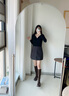 卓詩(shī)尼不過(guò)膝長(cháng)筒靴女2025秋冬新款高級簡(jiǎn)約風(fēng)粗跟黑色百搭騎士靴 棕色 37 曬單實(shí)拍圖