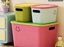 訪(fǎng)客（FK）收納盒 桌面收納盒雜物內衣收納盒玩具零食整理筐雜物儲物盒 3個(gè)裝30.5*20*12cm【大號】無(wú)蓋 曬單實(shí)拍圖