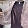 梵花秀（fanhuaxiu）媽媽裝秋套裝連衣裙喜婆婆婚宴裝2025新款中老年春秋外套兩件套女 紅色 喜婆婆套裝 2XL 建議穿116-128斤 曬單實(shí)拍圖