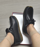 Walker Shop奧卡索健步鞋女單鞋平底牛皮蝸牛鞋舒適媽媽休閑豆豆鞋女M012001 曬單實拍圖